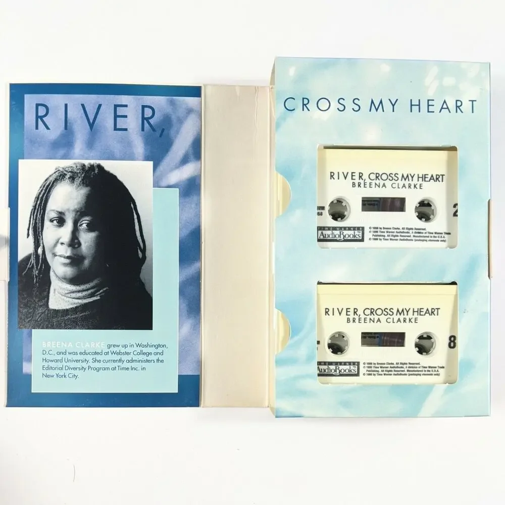 River Cross My Heart Novel by Breena Clark on Audio Book Cassette Tape